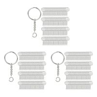 600Pcs Split Key Chain Rings with Chain Silver Key Ring and Open Jump Rings Bulk for Crafts DIY (1 Inch/25mm)