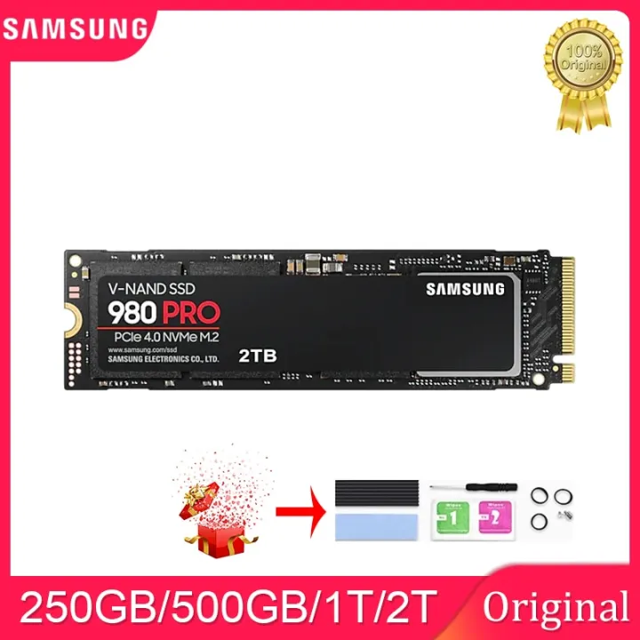 Samsung 980 Pro M 2 Nvme Ssd 2tb 1tb Internal Solid State Drive 250gb 500gb Pcie 4 0 Gen 4 0 X 4 Up To 6400 Mb S For Laptop Lazada Ph