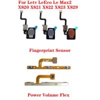 Untuk Letv LeEco LeMax2 X820 X821X822X823X829 Tombol Home Sensor Sidik Jari Sentuh Pita Kabel Flex Tombol Volume Daya Hidup/Mati