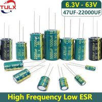 10-5Pcs Capacitor 6.3V 10V 16V 25V 35V 50V 63V 100UF 220UF 330UF 470UF 680UF 1000UF 1500UF 2200UF 3300UF 4700UF 10000UF 22000UF