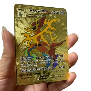 Pokemon Iron Metal Card Letters Golden Pikachu Eevee Charizard