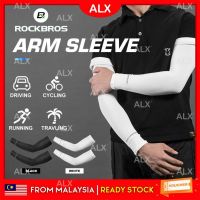 ALX ORIGINAL ROCKBROS Cooling Arm Cycling Outdoor Cooling Bike Arm Sleeves Cover UV Protection Sport Arm Sleeve