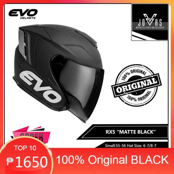 Legit EVO HELMET BRAND EVO RX5 MONO COLOR HALF FACE HELMETXx Lazada PH