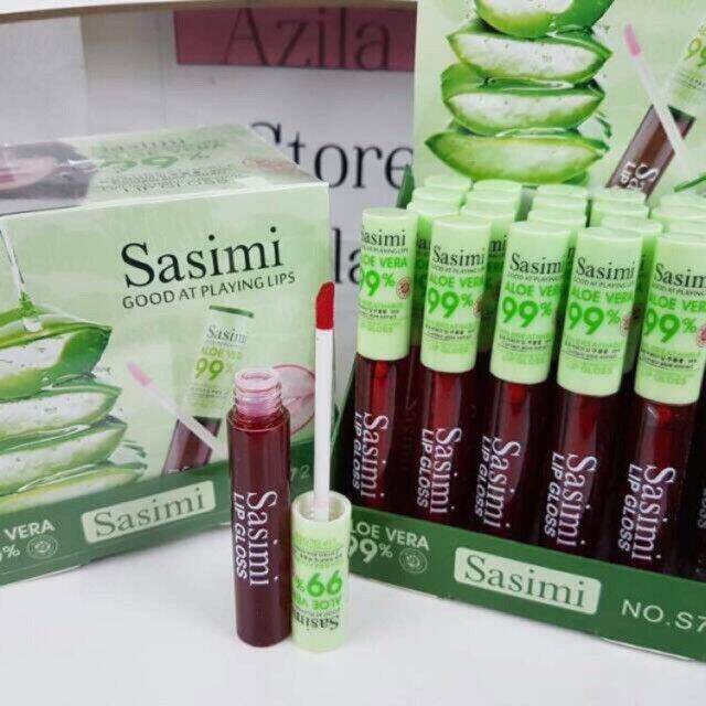 Sasimi Lip Tint / Lip Gloss / Lip Tint 💋💋 (Full Box) Lazada