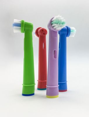 4Pcs Children Kids Electric Toothbrush Head Replacement Tooth Brush Head Fit for Oral B EB 10A Pro Health Stages Teeth Care