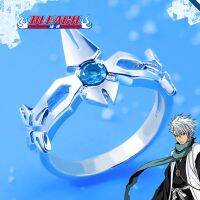 แหวนอะนิเมะฟอกสี Hitsugaya Toushiriu Daiguren Hyourinmaru สำหรับทุกเพศอุปกรณ์เครื่องประดับแหวนปรับได้คอสเพลย์ของขวัญ