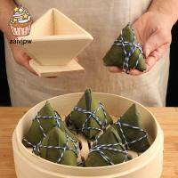 ไม้รูปทรงสามเหลี่ยม AAIV ทำข้าวธรรมชาติพุดดิ้งเครื่องมืออบแม่พิมพ์ชง Zongzi แม่พิมพ์ข้าวปั้น