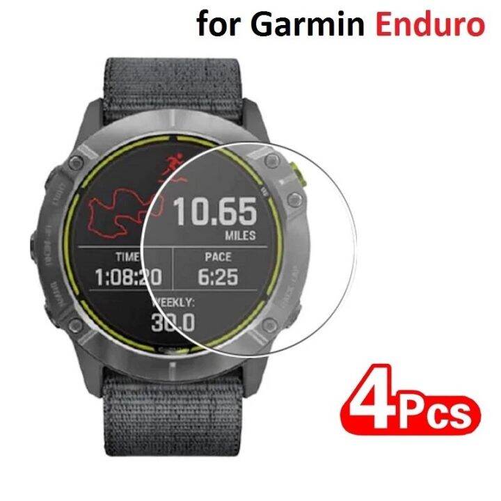 ฟิล์มแก้วป้องกัน4ชิ้นสำหรับ-garmin-eduro-venu-2-2s-ฟิล์มสมาร์ทวอท์ชปกป้องหน้าจอกระจกทรงกลมขนาดเส้นผ่านศูนย์กลาง34-38-40มม