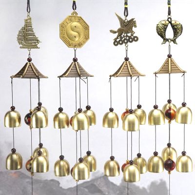 Wind Chime โมบายลมกระดิ่งลม  ระฆังลม แบบกระดิ่งหกลูก เรียกทรัพย์เสริมฮวงจุ้ย แขวนตกแต่งบ้าน ที่ทำงาน ร้านค้า กระดิ่งลม เรียกทรัพย์ กระดิ่งลม ฮวงจุ้ย กระดิ่งลมเสียงเพราะ Wind Chimes