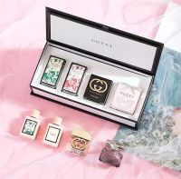 น้ำหอมGucci Mini 4 Piece Set เซตน้ำหอมมินิพร้อมกล่อง 5ml 4ชิ้น น้ำหอมGucci Bloom Acqua di fiori / น้ำหอมGucci Guilty / น้ำหอมGucci Bamboo เซตน้ำหอมขนาดเล็ก