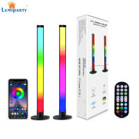 LumiParty ไฟบรรยากาศตั้งโต๊ะ Led 2.4ก. 40ซม. การควบคุมระยะไกลของตกแต่งห้องทีวีพีซีโคมไฟกลางคืนหลากสี