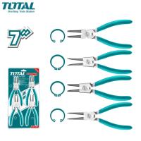 TOTAL คีมหนีบ-ถ่าง 4 ตัวชุด มีขนาด 7 นิ้ว รุ่น THT114041 ( Circlip Plier) - คีมหนีบแหวน คีมถ่างแหวน