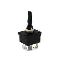 SCI R13-54B 6Pin Momentary MON-OFF-MOM Self-Return DPDT 12mm Car Toggle Switch DC12V 20A Electrical Circuitry  Parts