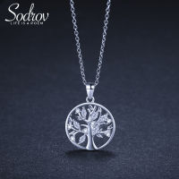 Silver Jewelry Pendant Necklace For Women Lucky Tree Of Life Silver Necklace Jewelry Choker Chain necklace