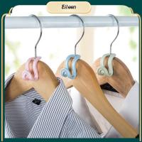 EILEEN 5/15Pcs ความคิดสร้างสรรค์ ครัวเรือน บ้านและที่อยู่อาศัย ที่แขวนไม้แขวน ไม้แขวนเสื้อ ออแกไนเซอร์ตู้เสื้อผ้า ชั้นเก็บของ