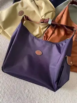Longchamp Le Pliage Travel Bag XL Short Handle Tote in Lavender Canvas -  NWT