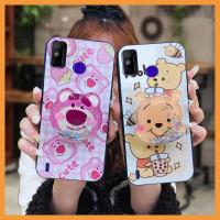 Cute glisten Phone Case For Tecno Spark6 GO/5 GO/GO 2020/GO 2021 Waterproof phone stand holder armor case Back Cover