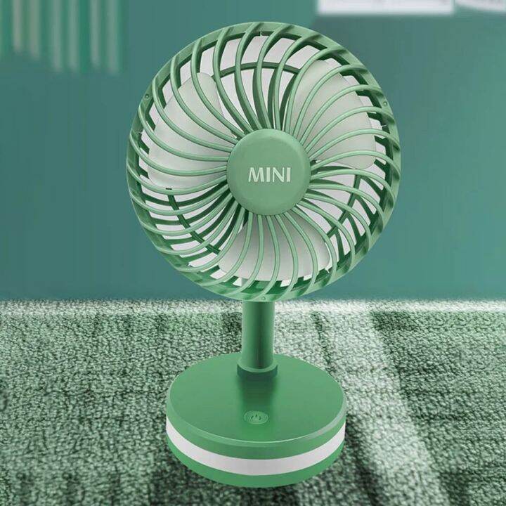 Usb Rechargeable 500mah Mini Electric Fan Adjustable Cooling Cooler