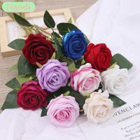 【DT】 hot  3/5 Pack Roses Artificial Flowers Rose Branches Artificial Red Roses High Simulation Fake Roses Wedding Home Decor Holiday Gifts