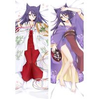 ปลอกหมอน2WAY คอสเพลย์อนิเมะ Satsuki Dakimakura 3D สองด้านเคสหมอนข้างการ์ตูนน่ารักผมสีม่วงสำหรับห้องนอนโอตาคุ