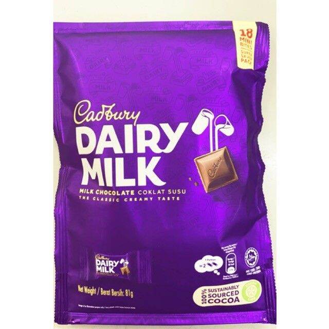 Cadbury Dairy Milk Hazelnut Mini Chocolate Bars