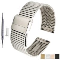 （Bar watchband）นาฬิกาข้อมือสมาร์ทวอชข้อมือสแตนเลสสตีล,สายนาฬิกาอุปกรณ์เสริมสำหรับซัมซุงปลดเร็ว20มม. 22มม. Huawei โลหะ