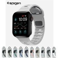 Spigen สายซิลิโคนเหมาะสำหรับนาฬิกา Apple อัลตร้า7 6SE 5 4 49มม. 45มม. วงแหวนกีฬาสำหรับ Iwatch Series 7 3 2 42มม. 44มม.