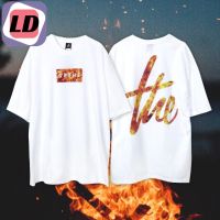 LD UU street Urthe - เสื้อยืด รุ่น URTHE // FIRE BOX LOGO ผ้าฝ้ายแท้  เสื้อยืดใส่สบาย  เสือผ้าผู้ชาย  T-shirt เสื้อผู้ชาย