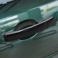 Glossy Black รถอุปกรณ์เสริมภายนอกประตู Handle Cover Trim สำหรับ Land Rover LR2 Range Rover Sport Discovery 3 LR3 Freelander 2