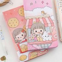 TANGPANGLUZ Kawaii การ์ตูน Diy วัสดุหนังสือน่ารักคู่มือสมุดโน้ต