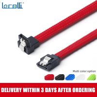 Lecolli 1Pc SSD HDD SATA 3.0 III Data Cable to SSD HDD Hard Disk Drive Cord Sata3 Straight Right Angle 6Gb/s For MSI Motherboard