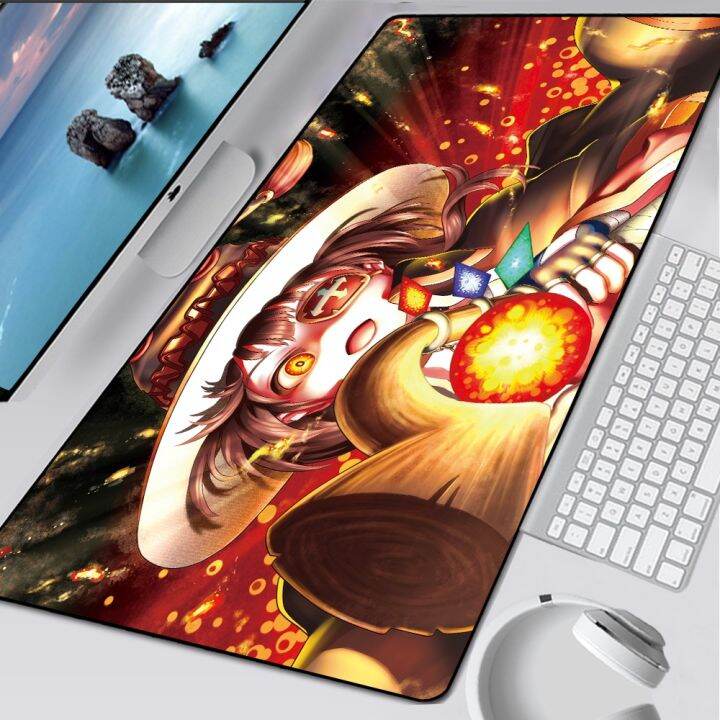 anime-cute-large-computer-mousepad-megumin-gaming-mouse-pad-locking-edge-speed-gamer-carpet-keyboard-desk-mat-pc-accessories