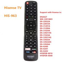 Universal Remote Control HIS-963 For HISENSE TV Replace The EN2A27 EN2B27 Fernbedienung Hisense REMOTE CONTROL New Original For Hisense LED Smart TV Remote Control Fernbedienung/HISENSE EN3I39H SMART TV Remote control