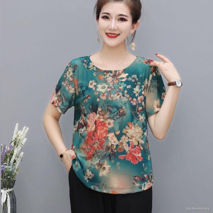 cod-dsfdgdffghh-middle-aged-and-elderly-mothers-wear-summer-blouse-women-new-short-sleeve-s-loose-large-size-100kg-t-shirt-women-middle