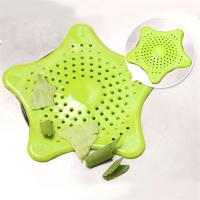 5PCSCreative Five Pointed Star Kitchen Sink Sewer Filter Starfish Silicone Floor Drain  by Hs2023