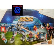 Đồ chơi Lego Minifigure Avengers Super Hero set Iron Man 8in2 Hulkbuster