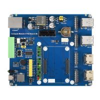 USB 2.0 POE CM4 IO Base Board (B) สำหรับการประเมินราสเบอร์รี่ Pi โมดูลคอมพิวเตอร์4หรือถูกรวมเข้ากับผลิตภัณฑ์ปลายทาง