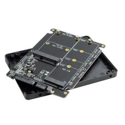 【YF】 CY Combo M.2 NGFF B-key   mSATA SSD to SATA 3.0 Adapter Converter Case Enclosure 2 in 1  for or B/M-key socket