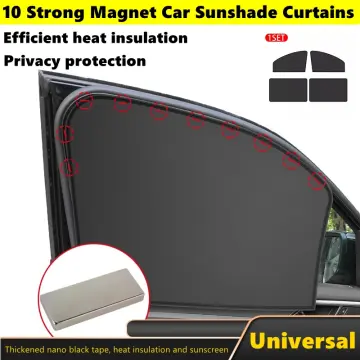 Car Privacy Curtains Universal Car Divider Curtain Between Rear Seat Auto  Blackout Curtains Car Sun Shades Side Window Covers