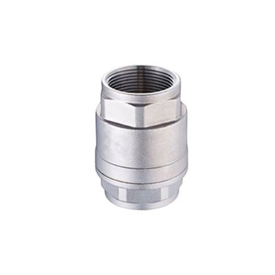 304 stainless steel vertical check valve H12 one way check valve water pump spring vacuum water pipe soft seal 1/4 3/8 1/2 1 2 Clamps