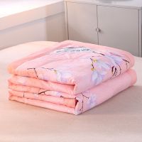 Authentic washing cotton summer cool air conditioning is machine-washable close skin quilt dormitories double summer by core thin sheets