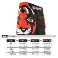 SOTF Tiger Muay Thai MMA กางเกงขาสั้นมวยต่อสู้ Sanda Ropa eo เบอร์มิวดา Pantalones Cortos Mma Kick มวยมวยปล้ำ