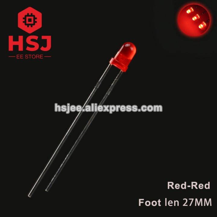 1000pcs-f3-3mm-led-diode-red-green-yellow-orange-white-blue-pink-uv-purple-fog-diy-light-emitting-diode-round-head-foot-len-27mmelectrical-circuitry-p