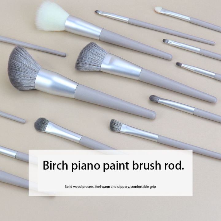 14-pack-cream-gray-makeup-brush-set-ultra-soft-spotlight-blush-makeup-brush-bag-concealer-brush-portable