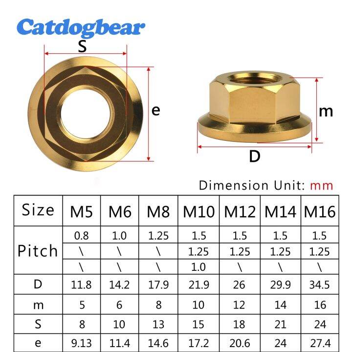 catdogbear-titanium-nut-m5-m6-m8-m10-m12-m14-m16-flange-nuts-for-bicycle-motorcycle-car