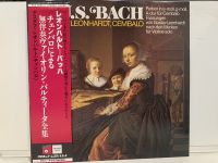 1LP Vinyl Records แผ่นเสียงไวนิล J.S.BACH GUSTAV LEONHARDT, CEMBALO (J15D65)