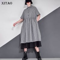 XITAO Dress Women Patchwork Fashion Casual Dress