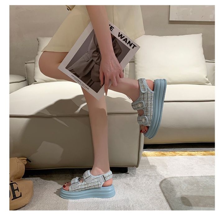 one-for-all-พร้อมส่งจากไทย-new-รุ่นฮิต-tx461-รองเท้ารัดส้น-ตึก4-5cm-นุ่มนิ่มใส่สบาย-รองเท้าสฝพื้นหนาสไตล์ผู้หญิงน่ารัก
