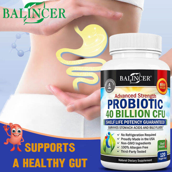 Probiotic supplements support gut health, relieve constipation, support