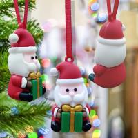 [BBEES] 2023จี้คริสต์มาส Xmas Tree ตกแต่ง Santa Snowman Elk การ์ตูนแขวนเครื่องประดับ Home Xmas Party ตกแต่ง Navidad ของขวัญ